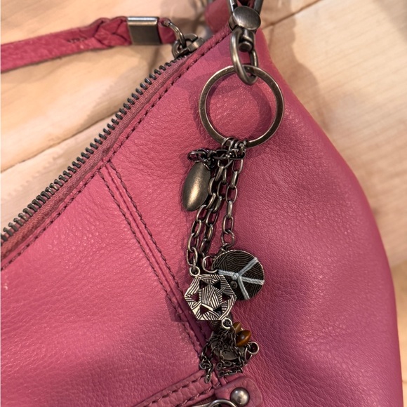 The Sak - Sequoia Hobo Pink Leather Shoulder Bag - Picture 2 of 3